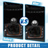 5 Speed Manual Transmission Shift Knob Gear Shifter for Peugeot 307 308 3008 407 5008 807 Plastic Black Silver Tone...