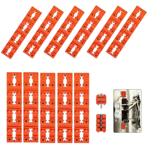 Outlet Spacers for Electrical Box, Switch and Receptacle Spacer for Loose Outlet Plug Fix, 40 Pcs Electrical Outlet Spacers Outlet Shim Socket Ele...
