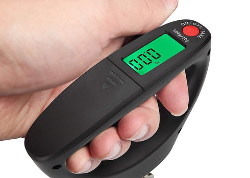 110lb 50kg Portable Digital Hanging Fish Scale Postal Scales, 2 AAA Batteries (Not Included)...