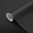 Matte Black Contact Paper 16"x78.7" Black Peel and Stick Wallpaper Thick Black Wallpaper Waterproof Decorative Self Adhesive Vinyl Film Wrap Conta...