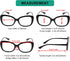 Eyekepper 4-Pack Chic Reading Glasses for Women Oversized Readers +2.50...
