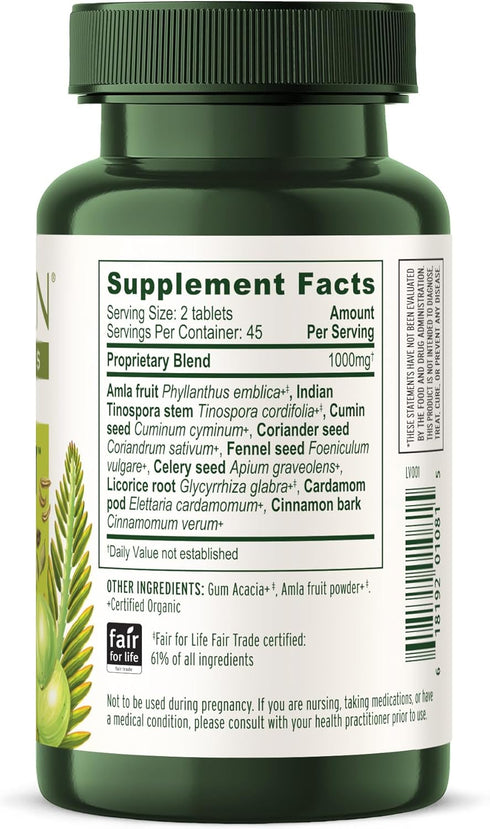 Banyan Botanicals Pitta Digest – Organic Digestive Supplement – Soothing & Calming Digestion Aid to Support a Comfortable Post-Meal Experience* – ...