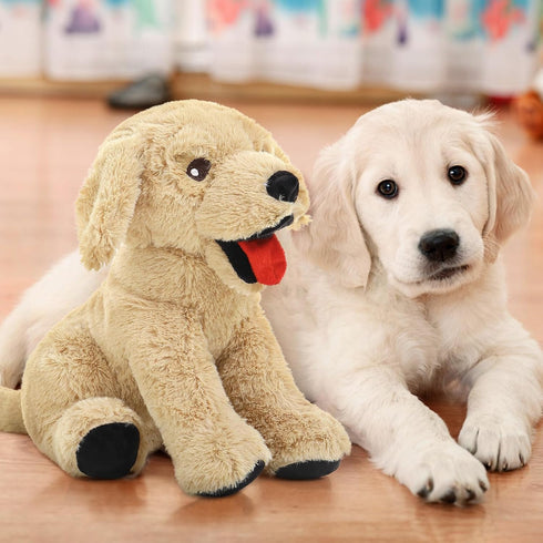 Dog Stuffed Animal Large Puppy Plush Golden Retriever Hugging Pillow for Kids Girlfriend Dogs, Gift for Birthday Christmas Valentine's Day Hallowe...