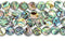 16mm Natural Abalone Shell Flat Coin Beads Strand 16 Inch Jewelry Making Beads...