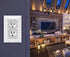 Bling Wall Plates for Electrical Outlets,2023 Glitter Cute Covers,Silver Rhinestones White Texture Electrical Outlet Covers Wall Plate Decorative ...