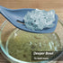 2 Pack Large Silicone Cooking Spoon, Non-Stick Slotted and Solid Spoon set with Deep Bolw- Measurement Mark for Mixing, Serving, Scooping, Scrapin...