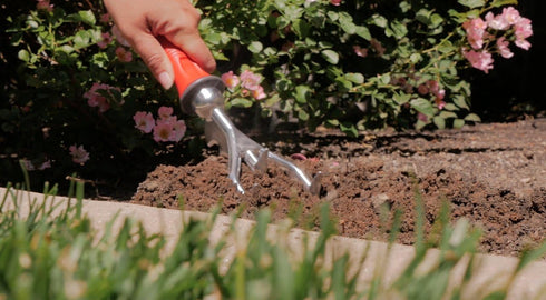 Garden Weasel Tiller – Till & Cultivate with Ease! – Features Dependable Aluminiron Construction, Non-Slip Comfort Grip, Two-Sided Prongs...
