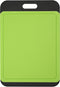 Cutting Board Plastic with Juice Grooves and One-Piece Non-Slip Silicone Handles, 14 x 9.5 x 0.4 Inch Kitchen Chopping Board, Dishwasher Safe BPA ...