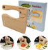 Wooden Kids Knife for Cooking,Kid Safe Knives,Kitchen Toy,Chopper,Vegetable and Fruit Cutter (For 2-8 Years Old)...