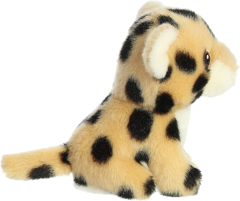Aurora® Eco-Friendly Eco Nation™ Mini Cheetah Stuffed Animal - Environmental Consciousness - Recycled Materials - Yellow 5 Inches...