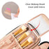OCHEAL Small Cosmetic Bag,Portable Cute Travel Makeup Bag for Women and girls Makeup Brush Organizer cosmetics Pouch Bags-Black/White Stripes...