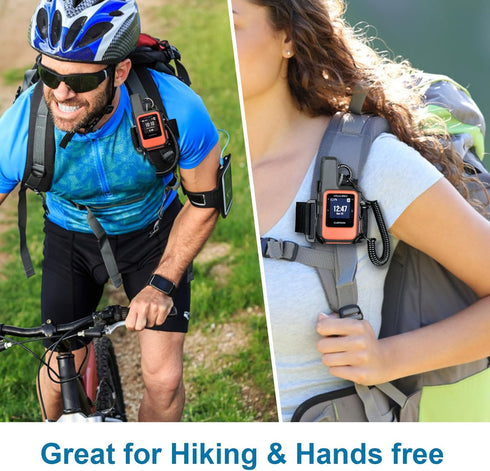 Backpack Tether Mount for Garmin inReach Mini & Mini 2, Backpack Tether Holder for Garmin Handheld GPS Devices - Great for Hiking & Hands-Free...