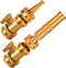 High Pressure Hose Nozzle with Hose Shutoff Valve, Adjustable Hose Nozzle for Garden Sprayer Power Washer Nozzle with Hose Shutoff Valves 3/4 Inch...