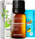 Gya Labs Peppermint Essential Oil for Diffuser & Hair - 0.34 Fl Oz - 100% Pure Natural Peppermint Mint Oil for Skin, Face, Body, Self-Care - Cooli...