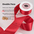 VATIN Double Face Hot Red Satin Ribbon 2" Continuous 25 Yards,Red Polyester Fabric Ribbon use for Bows Bouquet, Gift Wrapping, Floral Arrangement ...