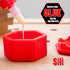 Sili Glue Pod and 3 Sili Micro Glue Brushes with Multi Purpose Sealable Lid/Glue Brush Holder • Fine Tip • Chiseled Tip and Flat Tapered Tip Brush...