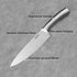 8 inch Chef Knife, One-piece Full Metal Kitchen Knife, German 1.4116 High Carbon Stainless Steel Chef's Knife, Ultra Sharp Cooking Knife with Gift...