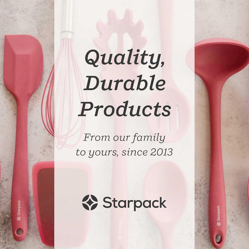 Starpack 'Whip it Good' Silicone Whisk for Nonstick Cookware - Non Scratch Whisk Heat Resistant 600°F - Kitchen Whisks for Cooking, Baking & Stirr...