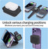 3 in 1 Charging Station for Apple,Magnetic Foldable Charger for Travel,Wireless Charger Pad for iPhone 15/14/13/12/Pro/Max/Mini,iWatch Ultra/SE/9/...