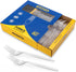 POSATE Heavy Duty Plastic Forks, Clear Disposable, Pack of 60...