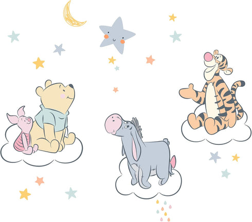 Lambs & Ivy Disney Baby Winnie The Pooh Hugs Piglet/Eeyore/Tigger Wall Decals...
