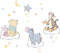 Lambs & Ivy Disney Baby Winnie The Pooh Hugs Piglet/Eeyore/Tigger Wall Decals...