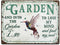 Wander Prints Birthday Gardener Gift for women, men Mom, Dad, Grandma, Grandpa Who Love Garden -Christmas House Warming Gift Hummingbird Metal Sig...