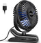 BESKAR USB Clip on Fan, Portable Small Fan with Cord Powered, 3 Speeds Strong Airflow, with Sturdy Clamp, Quiet Personal Desk Fan...
