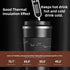 Portable Pour Over Coffee Travel Mug with Reusable Filter, 13oz Stainless Steel Vacuum Thermal Cup, Drip Coffee Tea Cup Maker Set for Camping Trip...