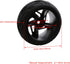 Mxfans RC 12mm Hux Wheel Rims & Rubber Tires for RC 1:10 On Road Drift Car Pack of 4...
