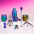 Blush Mirage Rainbow Cocktail Shaker for Cold Brew Cocktails, Margarita, Whiskey Sour, Stainless Steel Espresso Martini Shaker with Strainer for H...
