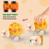 Baby Car Toy for 12 18 Months, Rattle and Roll Soft Rubber Vehilces for 1 2 3 Year Old Toddlers, 3 PCS Push and Go Friction Powered Cars, First Id...