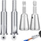 4 Pcs Wire Twister Tool for Drill, 6mm Hex Shank Wire Twisting Tool and 2-5 Way Wire Stripper Tool for Drill, Wire Connector Wire Nut Twister Cabl...