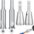 4 Pcs Wire Twister Tool for Drill, 6mm Hex Shank Wire Twisting Tool and 2-5 Way Wire Stripper Tool for Drill, Wire Connector Wire Nut Twister Cabl...