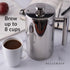 Bellemain French Press Coffee Maker Extra Filters Included, 35 oz, Stainless Steel...