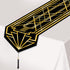 Beistle 59907 3 Piece Printed Great 20's Table Runners, Black/Gold, 11" x 6'...