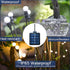 Solar Lantern Light Replacement Top ,LED Solar Panel Lantern Lid Lights Replacement Part for Outdoor Flower DIY Solar Flower Lights Garden Patio D...