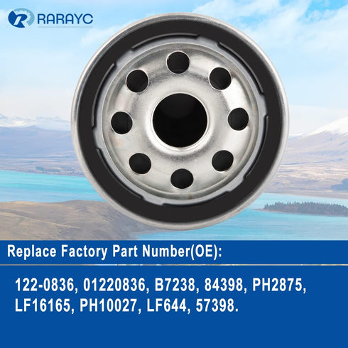 Oil Filter 122-0836?Fits For RV QG 5500/7000 Series HGJAA HGJAB HGJAC Spin-on ?Replaces# 01220836, B7238, PH2875, PH10027...