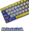 Blue Pudding Keycaps, Dye Sub PBT Keycaps,Custom Keycaps for Mechanical Gaming Keyboard,Shine Through Keycaps,Compatiability for 100%, 95%,80%,75%...