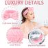 Fmeida Spa Headband and Wristband Set,Light Blue, 3 Pack,Spa Night Essentials...