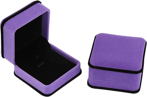 Navachi 925 Sterling Silver 18k White Gold Plated 4.5ct Heart Ruby Sapphire Emarald Stud Earrings...