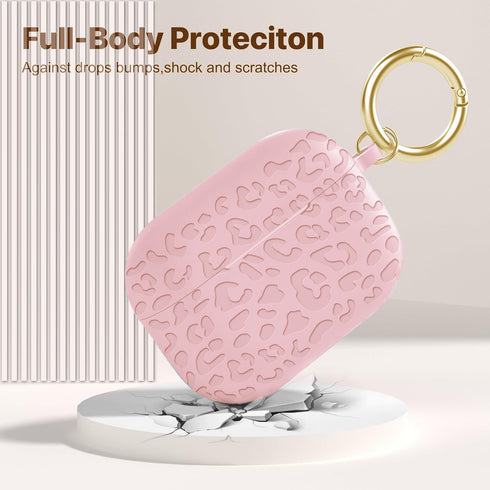 Fashion Engraving Leopard Case Compatible for Airpods Pro 2 Case Cover 2022/Airpod Pro Case Cover,Soft Silicone for Airpods Pro 2nd Generation Cas...