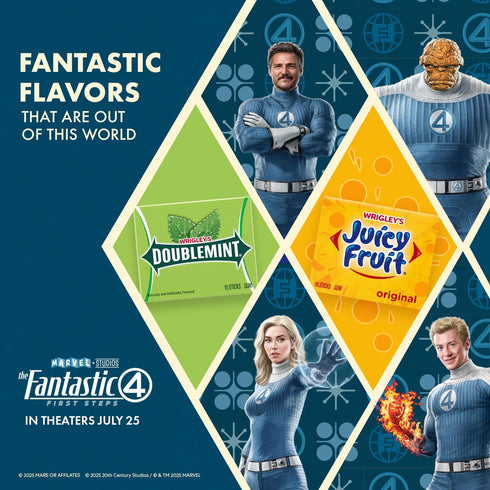 WRIGLEY'S Doublemint Chewing Gum Bulk Pack, 15 Stick Count (Pack of 3) - Gum Packs...