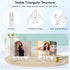 18pcs Small Plate Stands for Display, 3 inch Plate Stands for Display, Frame Stands Picture Stands for Display, Acrylic Easel Display Stand Clear ...