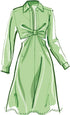 McCall's Misses' Knotted Shirt Dress Sewing Pattern Kit, Design Code M8403, Sizes 4-6-8-10-12, Multicolor...