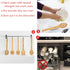 5PCS Initial Wooden Cooking Spoons Initial Gifts Kitchen Decor Personalized Customized Monogrammed Birthday Gifts for Women Mother,New Mom,Teacher...