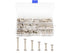 LBY 120pcs Chicago Screws Binding Screw Posts,M5 x 10/15 /20/25 /30/35mm Book Screws,Binding Barrels and Screws Assortment Kit, for Leather Saddle...