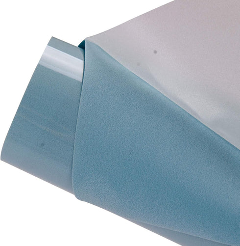 HOHOFILM Sky Blue Flock Heat Transfer Vinyl Flocked HTV Vinyl Sheets 20"x12"Iron on for Tshirt Garment...