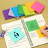 8 Pads Sticky Notes 3x3 Self-Stick Notes 8 Bright Multi Colors with Dark Green Sticky Notes, 90 Sheet/Pad...