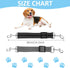 2 Pcs Dog Collar Clips, Reflective Nylon Prong Collar, Safety Backup Collar, Adjustable Pet Dog Collar Harness Connector, Double Ended Backup Clas...